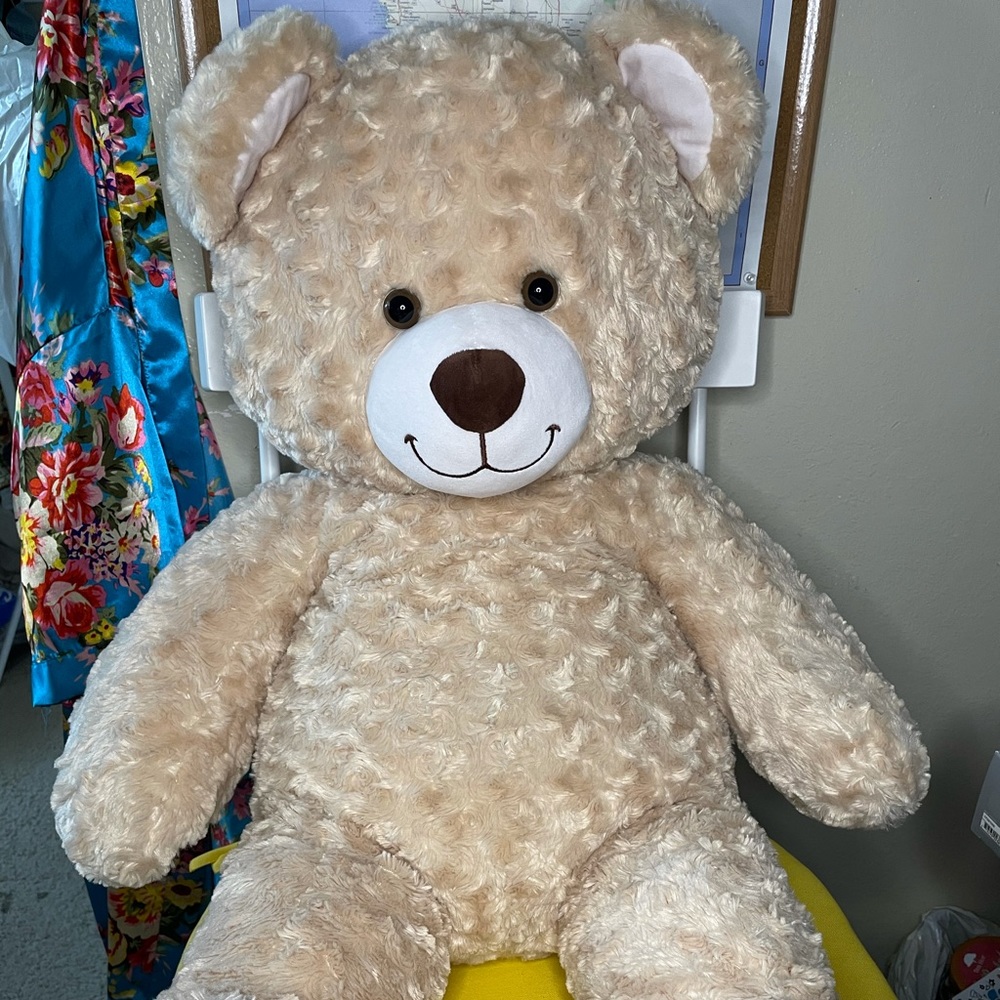 XLarge Blonde Stuffed Bear